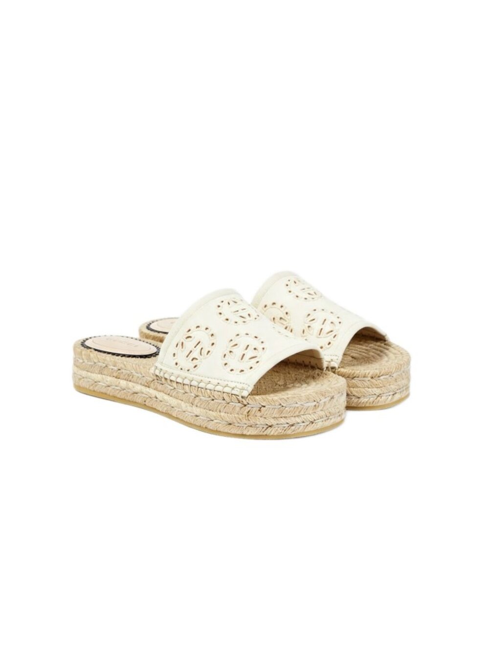 Gucci Women’s Damita Interlocking G Espadrille  Sandals Ivory EU39.5 77178